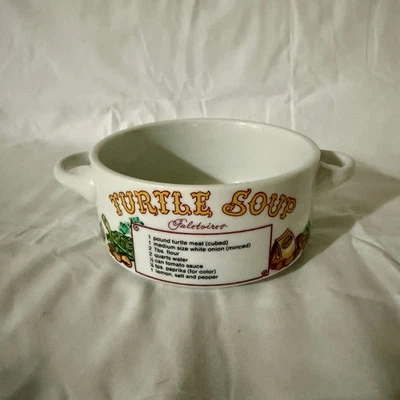 Colección Jungberg Galatoire's Turtle Soup Receta Dos Mangos Gumbo Bowl 1991 Foto 1 de 4