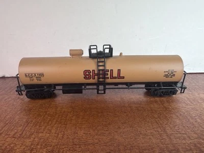 HO Scale Model Power Shell Single Dome Tank Car # SCCX 1105 With Kadees - Image 1 of 4