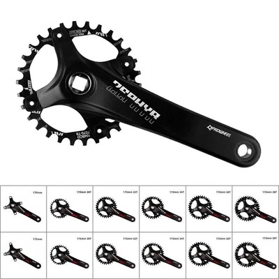 170mm 32T Prowheel Mountain Bike Crank Chainring Square Hole MTB 104BCD Crankset - Image 1 of 4
