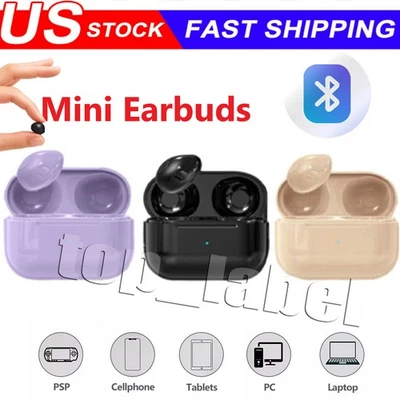 2025 NEW Mini Earbuds Invisible Sleep Headphone Bluetooth 5.2 Earphones Wireless - Image 1 of 4