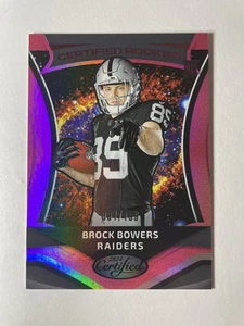 2024 Panini Certified NFL Pink Certified Rookies Brock Bowers Raiders RC /199 - Bild 1 von 2