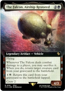 Lámina restaurada (arte extendido) The Falcon, dirigible - 0116 - Final Fantasy - Magic The Gathering - Imagen 1 de 1