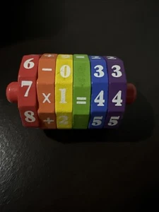 Ankyo Holz Wort und Mathe Spinner Spielzeug Alter 4+ Stiel Spielzeug - Bild 1 von 3