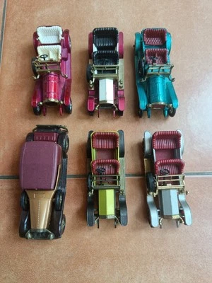 Lotto 6 Matchbox Yesterday buone condizioni Flyabout RollsRoyce Packard Victoria - Immagine 1 di 4