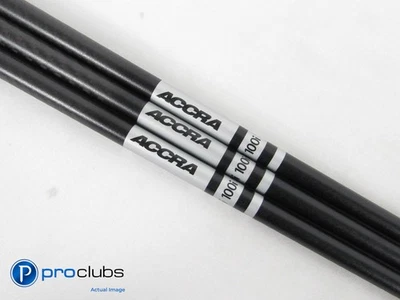 New! 3pc ACCRA iSERIES TOUR-100i Stiff Flex Graphite Iron Shaft Set .370" 459181 - Image 1 of 3