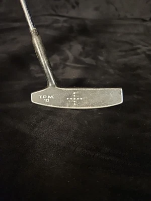 LH T. P. Mills TPM 10 Spalding Blade Putter 35" Good  Condition Spalding OS Grip - Image 1 of 4