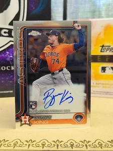 2025 Topps Chrome - Rookie Autographs Bryan King #RA-BK (AU, RC) - Picture 1 of 2