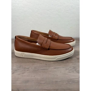 Vionic Thompson Herren Braun Leder Penny Loafer Größe 11 EU 44 Neu ohne Karton - Bild 1 von 7