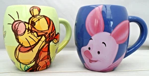 Disney Tigger + Piglet Barrel Coffee Tea Mugs - Winnie the Pooh (Churchill) - Picture 1 of 24