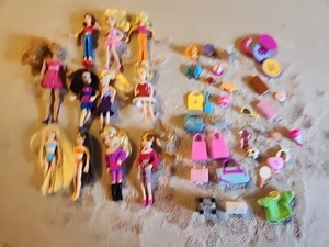 Polly Pocket Lote 11 Muñecas, Y 36 Accesorios Surtidos  - Imagen 1 de 10