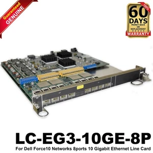 Dell Terascale E300 Line Card 8x 10GbE Expansion Module LC-EG3-10GE-8P 5GFDK - Picture 1 of 11