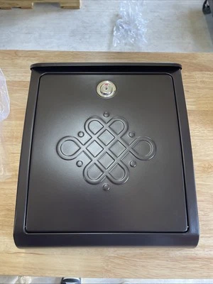 NIB Open Box Architectural Mailbox Bordeaux Locking Wall Mount Mailbox Medium - Image 1 of 4