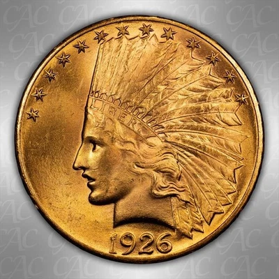 CACG MS 65 1926 $10 Foto 1 de 3