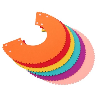  Lot de 7 colliers coniques ajustables pour chats : Collier élisabéthain souple - Photo 1/4