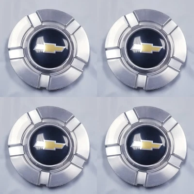 4pc 2007-2013 NEW Silverado, 1500 Tahoe  Chevrolet Wheel Center hub Caps 9595989 - Image 1 of 2