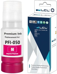 LCL Compatible Ink Cartridge PFI-050 PFI-050M (1PK 70ml Magenta) Replacement for - Picture 1 of 7
