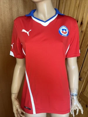 Chile National Team 2014 Puma Football Soccer Shirt Jersey Red Mens sz M NWT - Image 1 of 4