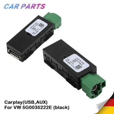 MIB2 USB Carplay Media Switch Installazione Connettore 5Q0035726E per VW Golf 7 Auto - Immagine 1 di 4
