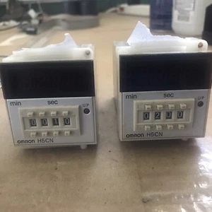 Lot Of 2 Omron H5CN-XCN 12 To 48Vdc Timers - Picture 1 of 4