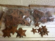 200 TOTAL Rusty Barn Stars (100) 1.5" & (100) 2.25" Country Rust Rustic Craft **