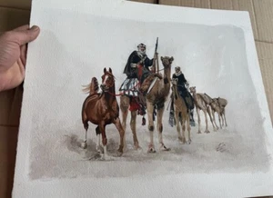 Old painting on paper of king ibn saud - Picture 1 of 6