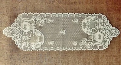 Lace Table Runners Tea Pots White or Ivory Kitchen Dining Room - Image 1 of 4