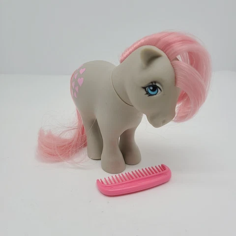 My Little Pony "Snuzzle" Hasbro 1982 Vintage Hong Kong Pink Hearts pink hair Cover