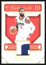 2021-22 Panini National Treasures NBA Materials Prime #27 Paul George Jersey /25