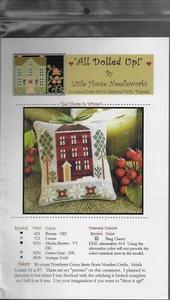 Little House Needleworks-All Dolled Up- Red House in Winter-New - Picture 1 of 1