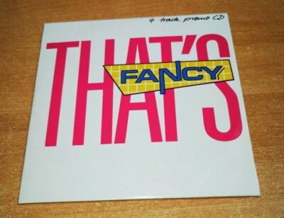 FANCY That's RARE GERMANY PROMO CD SINGLE SAMPLER Flames of love +3 CARD SLEEVE - Image 1 of 3