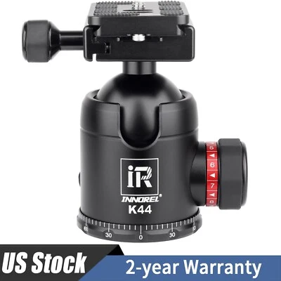 INNOREL K44 Ball Head CNC Aluminum Alloy U-Shaped Groove Design for Camera,DV - Image 1 of 4