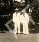 Vtg Photo Handsome Young Us Navy Sailors In Uniform Posing & Smiling 1930S