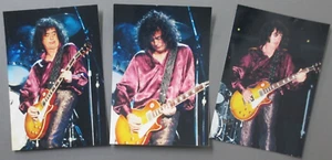 Led Zeppelin photos color 3 1/2" X5" Pro Shot THREE Jimmy Page ! - Picture 1 of 1