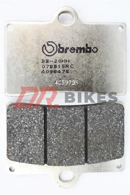 Pastilhas de freio dianteiras Ducati 907 IE 1990 1991 Brembo corrida de carbono - Imagem 1 de 4