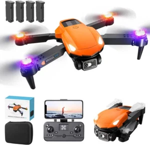 RC Mini Drones With HD Camera 4k 1080P Wifi FPV Live Video Foldable Remote Kids - Picture 1 of 25