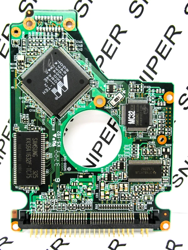 PCB - Hitachi 20GB DK23FB-20 IDE A/A0C1 B/A 2.5" Laptop 0D0743 Hard Drive Board - Image 1 of 1