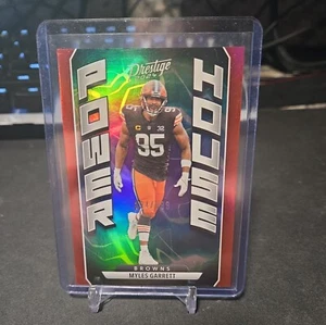 2024 Panini Prestige - Power House Xtra Points Red #PH-MGT Myles Garrett /399 - Picture 1 of 3