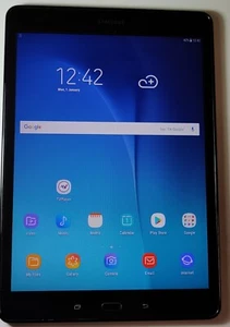 Samsung Galaxy Tab A 9.7 SM-T550 16GB Wi-Fi Black Working Well #842B Android 7 - Picture 1 of 6