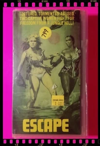 Escape. VHS. Exploitation. Action. OG Release (NOT Reissue). Wizard, Ex-rental - Picture 1 of 7