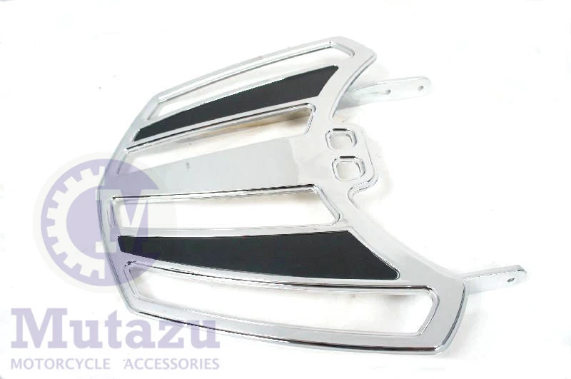 Chrome Stamped Steel Luggage Rack for Victory Cross Country Road Magnum backrest - Image 1 of 1