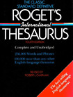 Roget's International Thesaurus by Peter Mark Roget (1984)