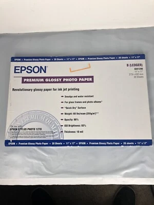 11" X 17" Premium Photo Paper Glossy - 20 sheets - New B LEDGER - Image 1 of 4