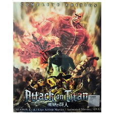 DVD Complete Attack on Titan (Season 1 - 4) + 2 Movie + 8 OVA English Version