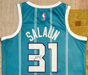 Tidjane Salaun signed Autogramm Charlotte Hornets NBA Trikot Frankreich - Bild 1 von 4