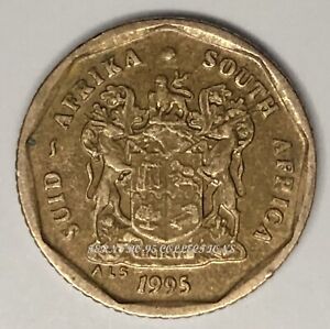 1995 South Afrika 10 Cents, EXCELLENT COIN IN CIRCULATION