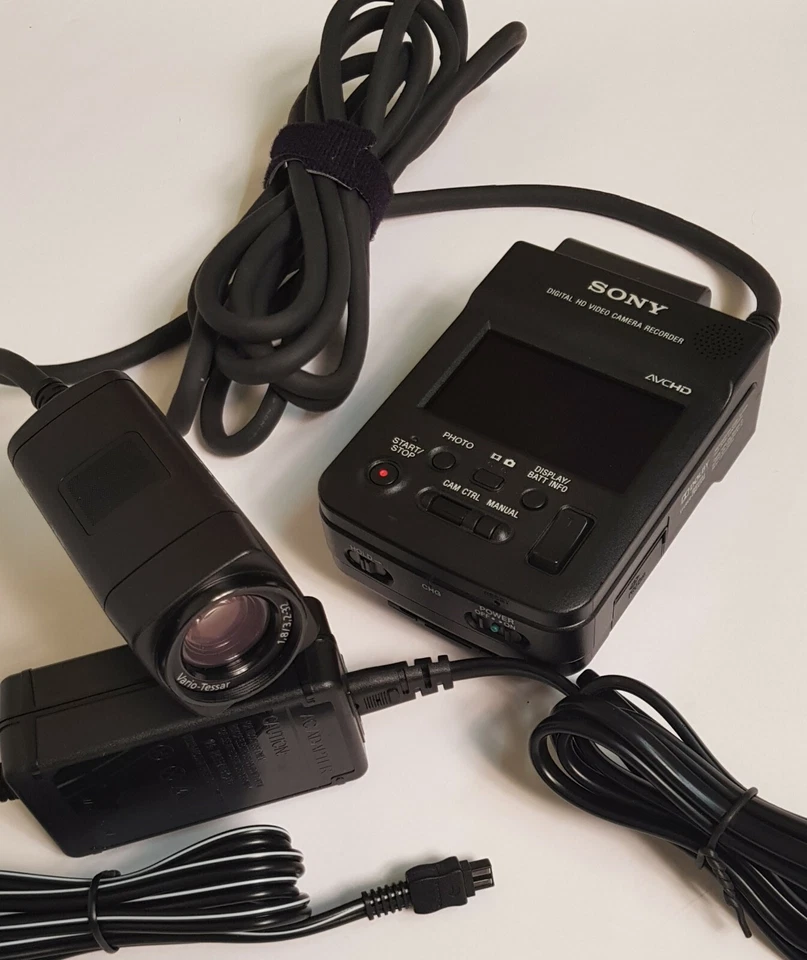 SONY HXR-MC1 DIGITAL HD VIDEO CAMERA RECORDER  MINT CONDITION CLEAN - Image 1 of 4