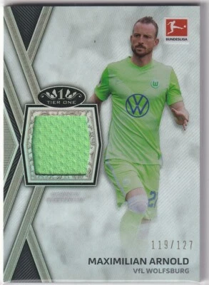 Topps Tier One Football Card 2020/21 No. TR-MA Maximilian Arnold Jersey 119/127 - Image 1 of 2