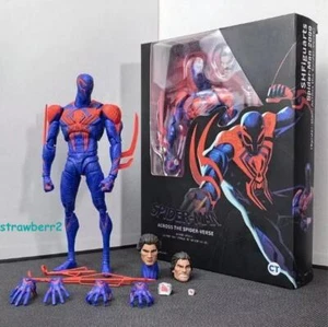 New SHF Spider-Man 2099 Across The Spider-Verse Action Figure Model CT Ver. Toy - Picture 1 of 11