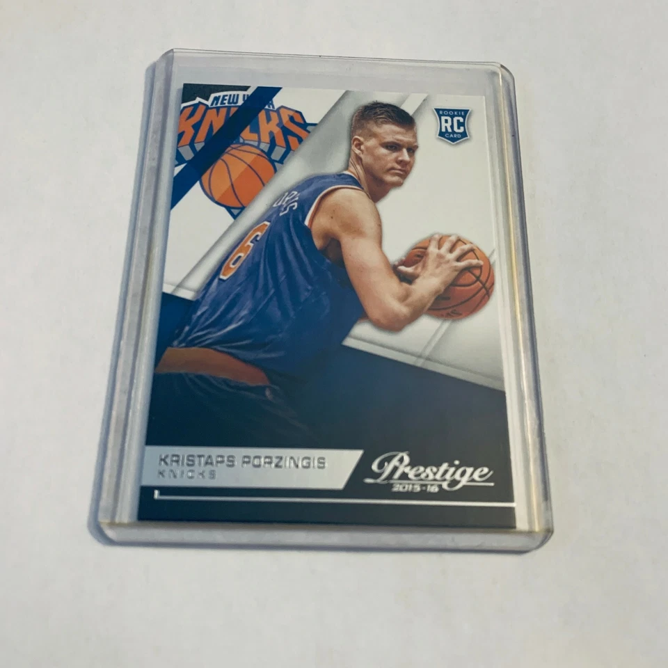 F96296  2015-16 Prestige #209 Kristaps Porzingis RC New York Knicks - Image 1 of 1