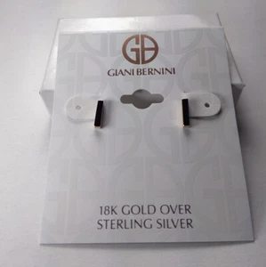 Giani Bernini 18K Gold over Sterling Silver Earrings - New - Picture 1 of 1